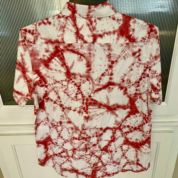 Courage brand tie-dye pattern button down shirt - Picture 3 of 6